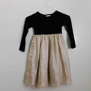 Black and Gold Girl's Dress.